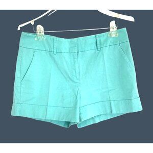 7TH AVENUE- WOMENS TEAL POCKETS SHORTS SIZE 10